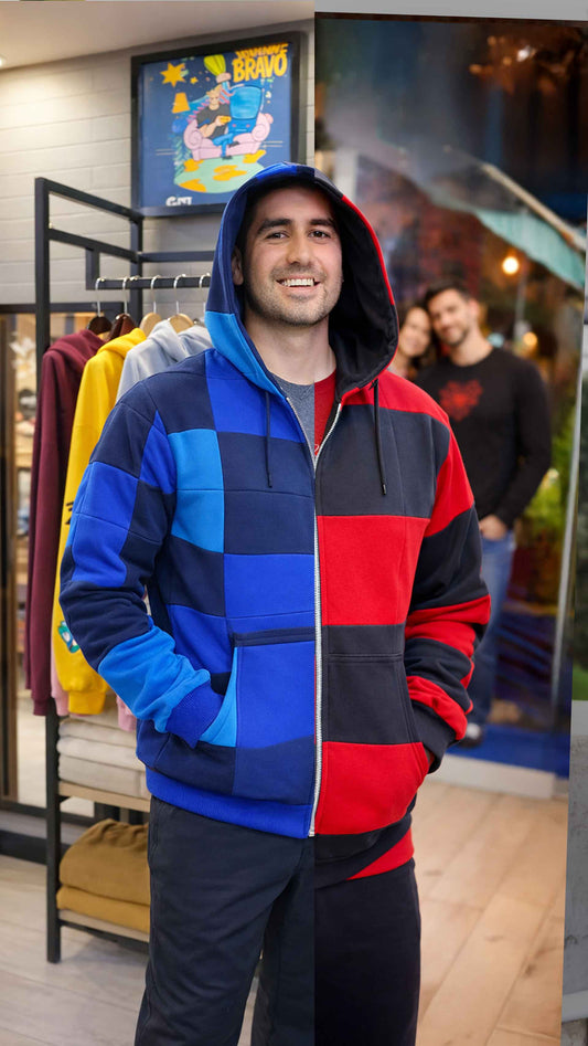 Hoodie con Proposito Azul