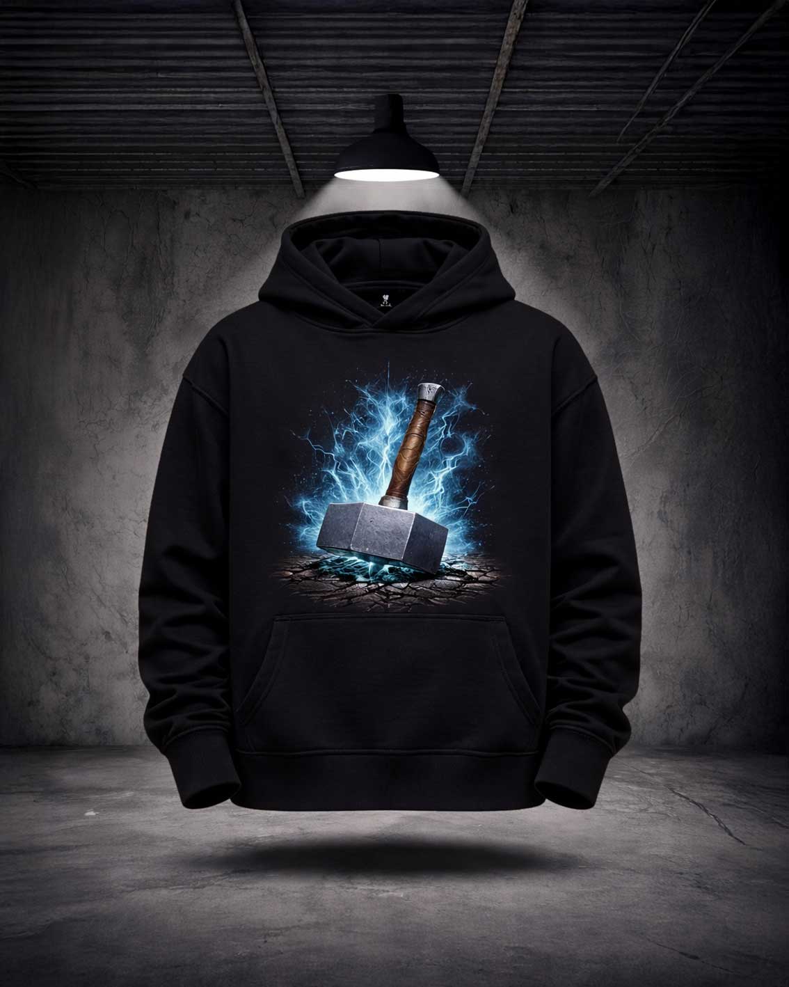 Hoodie con estampado