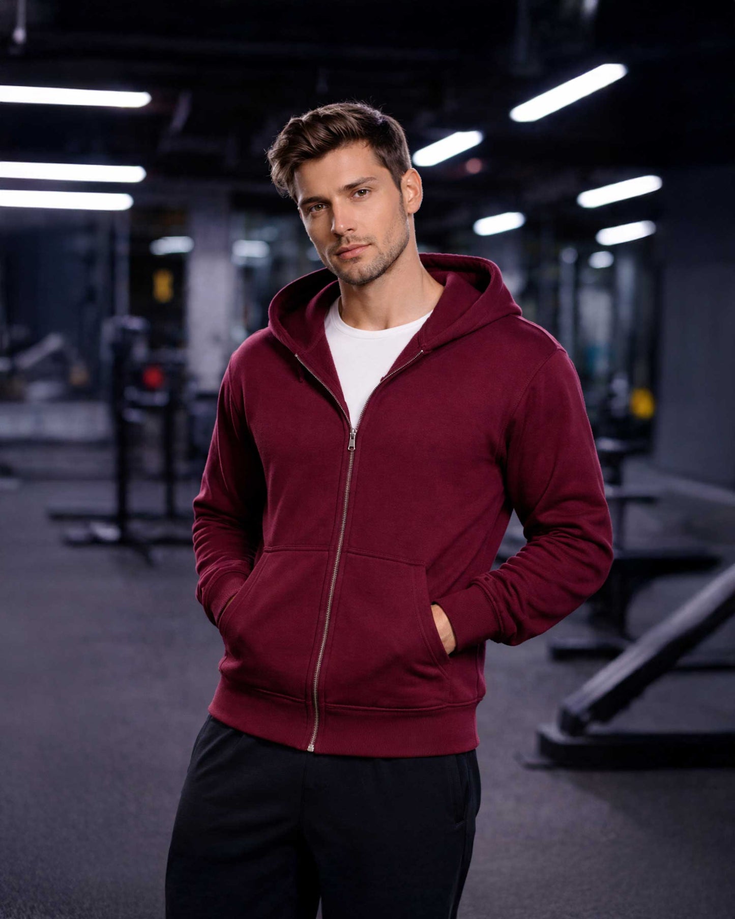 Hoodie con Cierre